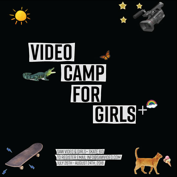 video camp for girls instagram pic with rainbows and crocodiles